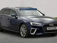 Used Audi A4 S-Line 150 HP (110 kW) 2023 Blue Estate