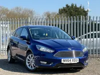 Used Ford Focus Titanium 115 HP (84 kW) 2015 Blue Hatchback