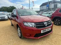 Used Dacia Sandero Ambiance 75 HP (55 kW) 2016 Red Hatchback