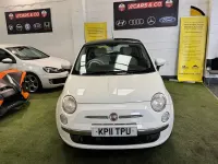 Used Fiat 500 Lounge 69 HP (50 kW) 2011 White Hatchback