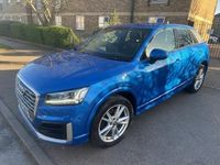 Used Audi Q2 S-Line 150 HP (110 kW) 2017 Blue SUV