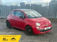 Used Fiat 500 Lounge 95 HP (69 kW) 2011 Red Hatchback