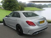 Used Mercedes C220 AMG line 170 HP (125 kW) 2014 Silver Sedan