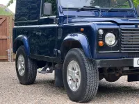 Used Land Rover Defender 90 HP (66 kW) 2001 Blue