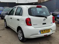 Second-hand Nissan Micra Visia 79 CP (58 kW) 2015 Alb Hatchback