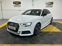Used Audi A3 Black Edition 116 HP (85 kW) 2019 White Sedan