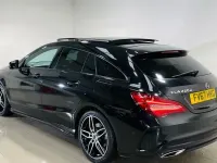 Used Mercedes CLA220 Shooting Brake AMG line 177 HP (130 kW) 2017 Black Estate
