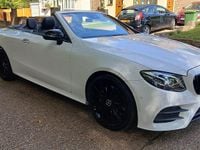 Used Mercedes E400 AMG Line Premium Plus 2018 White Cabriolet