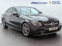 Used Mercedes C300 AMG Line Premium 258 HP (189 kW) 2019 Black Sedan