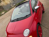 Used Fiat 500 Lounge 69 HP (50 kW) 2009 Red Cabriolet