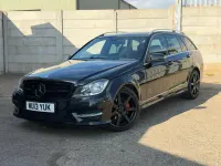 Used Mercedes C220 AMG 170 HP (125 kW) 2013 Black Estate