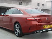 Used Mercedes E220 AMG line 194 HP (142 kW) 2019 Red Coupe