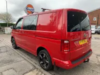 Used VW T6 Highline 204 HP (150 kW) 2017 Red Van