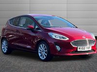 Usado Ford Fiesta Titanium 100 HP (73 kW) 2018 Vermelho Citadino