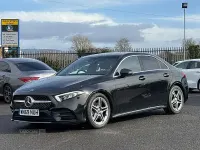 Used Mercedes A180 AMG line 116 HP (85 kW) 2019 Black Sedan