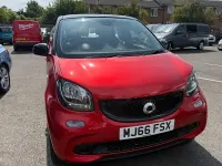 Used Smart ForFour Prime 70 HP (51 kW) 2016 Red Hatchback