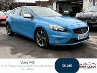 Used Volvo V40 R-Design 120 HP (88 kW) 2014 Blue Hatchback