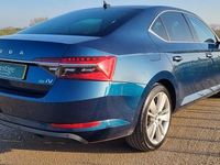 Used Skoda Superb SE L 218 HP (160 kW) 2021 Blue Hatchback