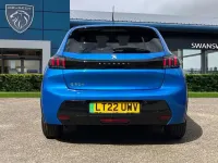 Used Peugeot e-208 Allure Premium 100 kW (136 HP) 2022 Blue Hatchback
