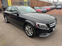 Begagnad Mercedes C200 184 HK (135 kW) 2015 Svart Sedan