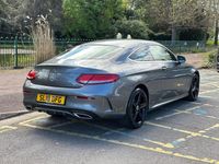 Used Mercedes C220 AMG line 2018 Grey Coupe