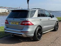 Used Mercedes ML350 AMG line 258 HP (189 kW) 2015 Silver SUV