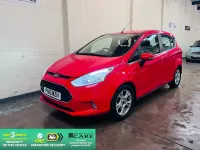 Used Ford B-MAX Zetec 90 HP (66 kW) 2013 Red MPV