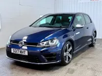 Used VW Golf VII R 295 HP (216 kW) 2017 Blue Hatchback