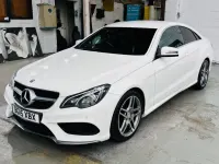 Used Mercedes E220 AMG line 174 HP (127 kW) 2015 White Coupe
