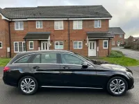 Used Mercedes C220 2017 Black Estate