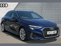 Used Audi A3 S-Line 147 HP (108 kW) 2022 Blue Sedan