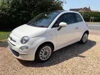 Used Fiat 500 Lounge 69 HP (50 kW) 2019 White Hatchback