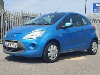Used Ford Ka 69 HP (50 kW) 2013 Blue Hatchback