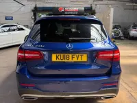 Used Mercedes GLC250 AMG line 204 HP (150 kW) 2018 Blue SUV