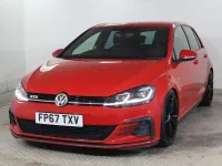 Used VW Golf VII GTD 184 HP (135 kW) 2017 Red Hatchback