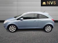 Used Vauxhall Corsa Design Edition 89 HP (65 kW) 2009 Blue Hatchback