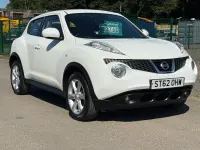 Used Nissan Juke Acenta 117 HP (86 kW) 2012 White SUV