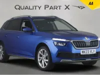 Used Skoda Kamiq SE L Executive 115 HP (84 kW) 2023 Blue SUV