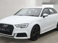 Used Audi A3 Sportback S-Line 150 HP (110 kW) 2018 White Hatchback