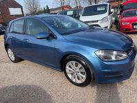 Used VW Golf VII SE 105 HP (77 kW) 2013 Blue Hatchback