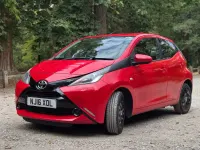 Used Toyota Aygo X-play 68 HP (50 kW) 2016 Red Hatchback