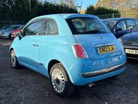 Used Fiat 500 Lounge 69 HP (50 kW) 2012 Blue Hatchback