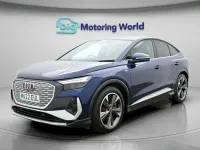 Used Audi Q4 Sportback e-tron S-Line 219 kW (299 HP) 2022 Blue SUV