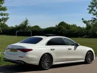 Used Mercedes S500L AMG line 2021 White Sedan