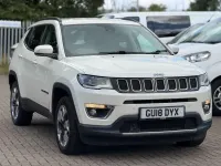 Used Jeep Compass Limited 170 HP (125 kW) 2018 White SUV