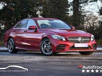 Used Mercedes C300 AMG line 245 HP (180 kW) 2020 Red Sedan
