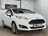 Used Ford Fiesta Titanium 2014 White Hatchback