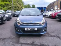 Used Kia Rio 84 HP (61 kW) 2015 Blue Hatchback
