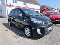 Used Kia Picanto 65 HP (47 kW) 2017 Black Hatchback