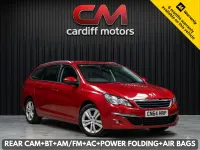Used Peugeot 308 SW Active 130 HP (95 kW) 2014 Red Estate